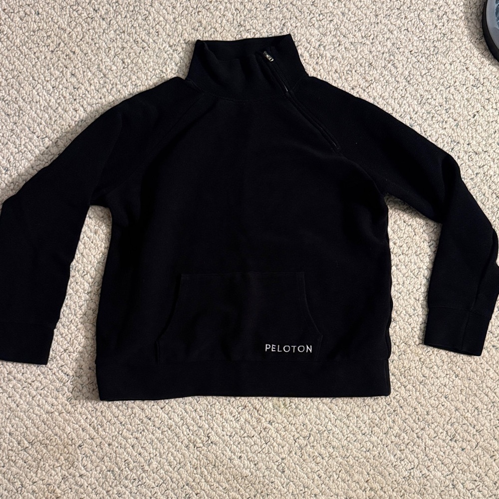 Peloton Black Quarter-Zip Sweatshirt